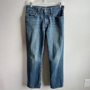 Roebuck & Co Straight Regular Fit Jeans Men's 30x30 Mid Rise Medium Wash Cotton